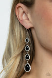 Confidently Classy - Black Earrings Paparazzi