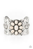 Southern Eden - White Bracelet Paparazzi