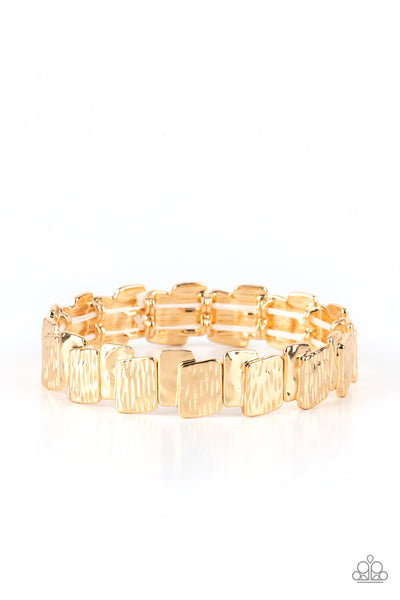 Urban Stackyard - Gold Bracelet Paparazzi