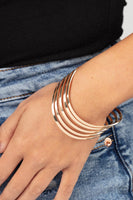 Tantalizingly Tiered - Gold Bracelet Paparazzi