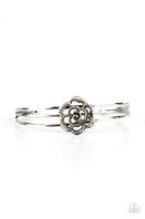 Rosy Repose - Silver Bracelet Paparazzi