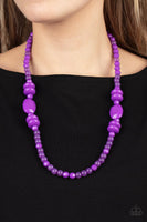 Tropical Tourist - Purple Necklace Paparazzi