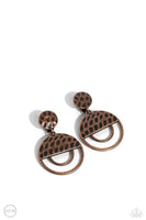 Southern Souvenir - Copper Earrings Paparazzi