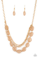 Pumped Up Posh - Gold Necklace Paparazzi