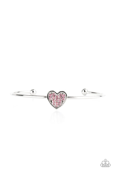 Heart of Ice - Pink Bracelet Paparazzi