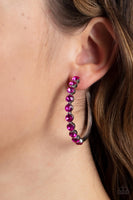 Photo Finish - Pink Earrings Paparazzi