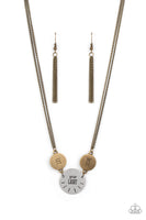 Shine Your Light - Brass Necklace Paparazzi