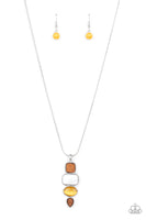 Elemental Energy - Yellow Necklace Paparazzi