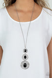 Talisman Trendsetter - Black Necklace Paparazzi