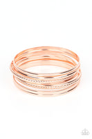 Stackable Shimmer - Copper Bracelet Paparazzi