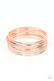 Stackable Shimmer - Copper Bracelet Paparazzi