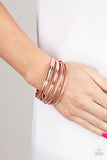 Stackable Shimmer - Copper Bracelet Paparazzi