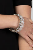 Gimme Gimme - White Bracelet Paparazzi