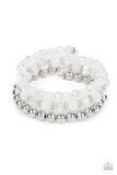 Gimme Gimme - White Bracelet Paparazzi