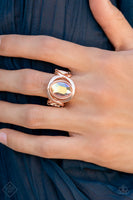 Mystical Treasure - Rose Gold Ring Paparazzi