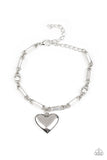Sweetheart Secrets - White Bracelet Paparazzi