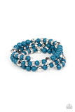 Vibrant Verve - Blue Bracelet Paparazzi