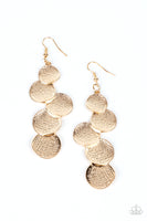 Token Gesture - Gold Earrings Paparazzi