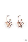 Butterfly Freestyle - Copper Earrings Paparazzi