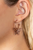 Butterfly Freestyle - Copper Earrings Paparazzi