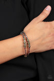 Backcountry Beauty - Green Bracelet Paparazzi