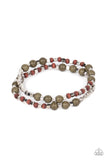 Backcountry Beauty - Green Bracelet Paparazzi