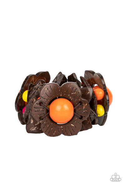 Mediterranean Mangrove - Multi-Colored Wooden Bracelet Paparazzi