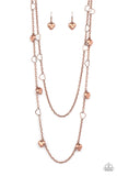 Chicly Cupid - Copper Necklace Paparazzi