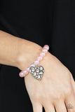 Cutely Crushing - Pink Pearl Bracelet Paparazzi