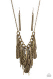 NEST Friends Forever - Brass Necklace Paparazzi
