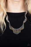 Mixed Metal Mecca - Silver Necklace Paparazzi