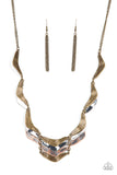 Mixed Metal Mecca - Brass Necklace Paparazzi