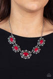Meadow Wedding - Red Necklace Paparazzi