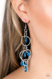 Dizzyingly Dreamy - Blue  Earrings Paparazzi