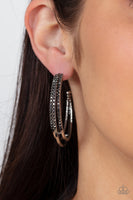 Triple Crown Couture - Silver Earrings Paparazzi