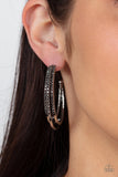 Triple Crown Couture - Silver Earrings Paparazzi