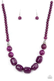 Ten Out of TENACIOUS - Purple Necklace Paparazzi