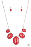 Vivacious Vanity - Red Necklace Paparazzi