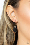 Bermuda Bellhop - Black Wooden Necklace Paparazzi