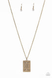 All About Trust - Brass Necklace Paparazzi