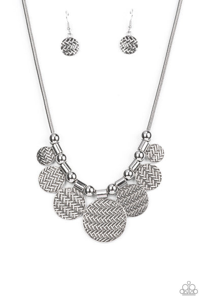 Indigenously Urban - Silver Necklace Paparazzi