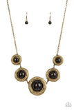 The Next NEST Thing - Brass Necklace Paparazzi