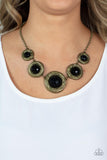 The Next NEST Thing - Brass Necklace Paparazzi