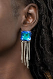 Supernova Novelty - Blue Earrings Paparazzi
