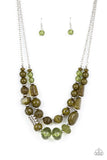 Pina Colada Paradise - Green Necklace Paparazzi