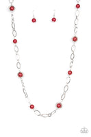 Fundamental Fashion - Red Necklace Paparazzi