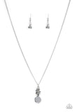 Clustered Candescence - Silver Necklace Paparazzi
