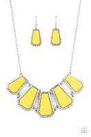 Stellar Heiress - Yellow Necklace Paparazzi