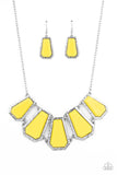 Stellar Heiress - Yellow Necklace Paparazzi