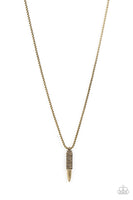 Highland Hunter - Brass Necklace Paparazzi